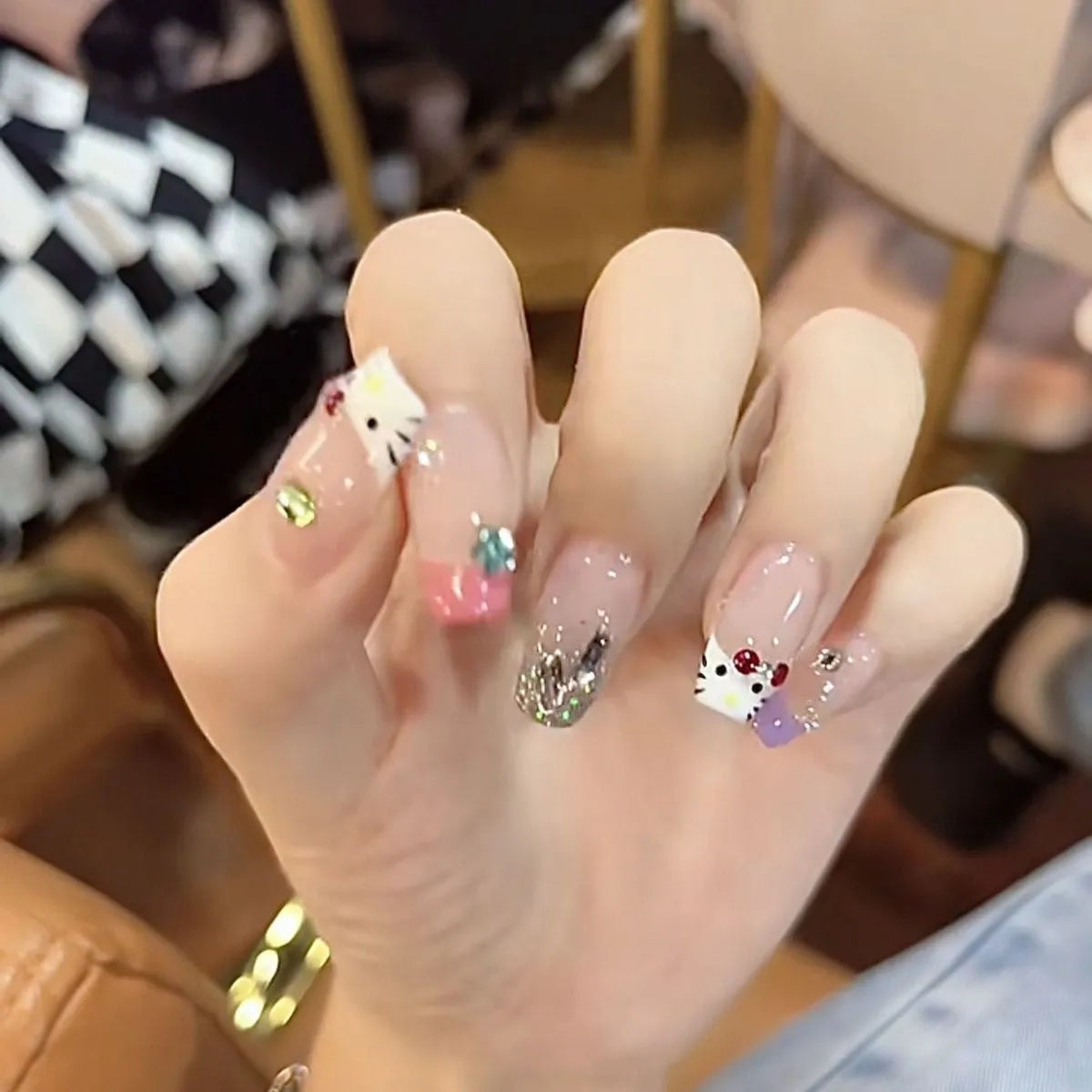 HK17 Coffin Cat HANDMADE NAIL