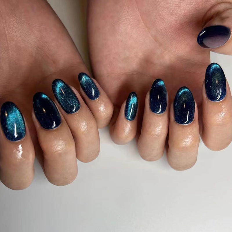 S35 CAT EYE ROUND HEAD WHITE SHORT NAIL