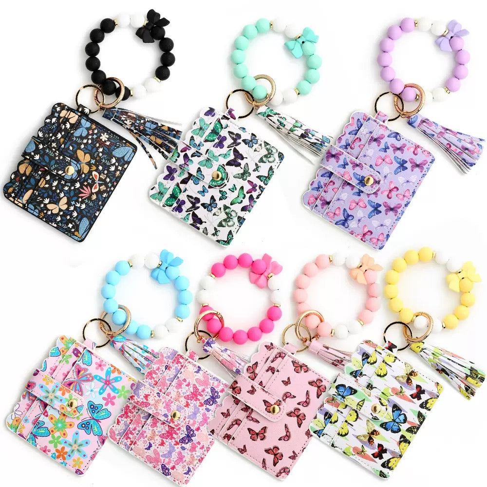 Colorful Butterfly Card Holder