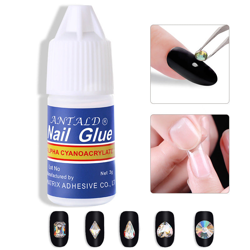 ADHESIVE NAIL GLUE BLUE