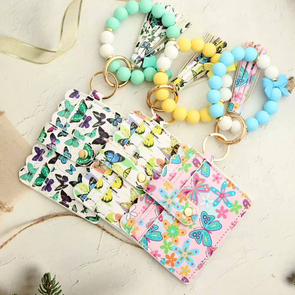 Colorful Butterfly Card Holder