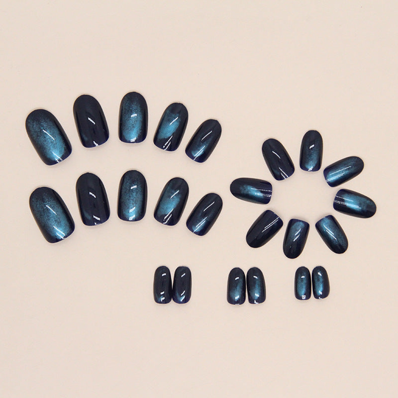 S35 CAT EYE ROUND HEAD WHITE SHORT NAIL