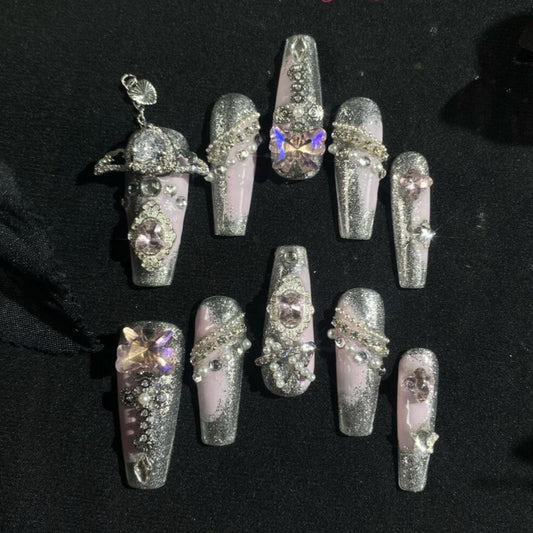 HD3 Dopamine Bride HANDMADE NAIL