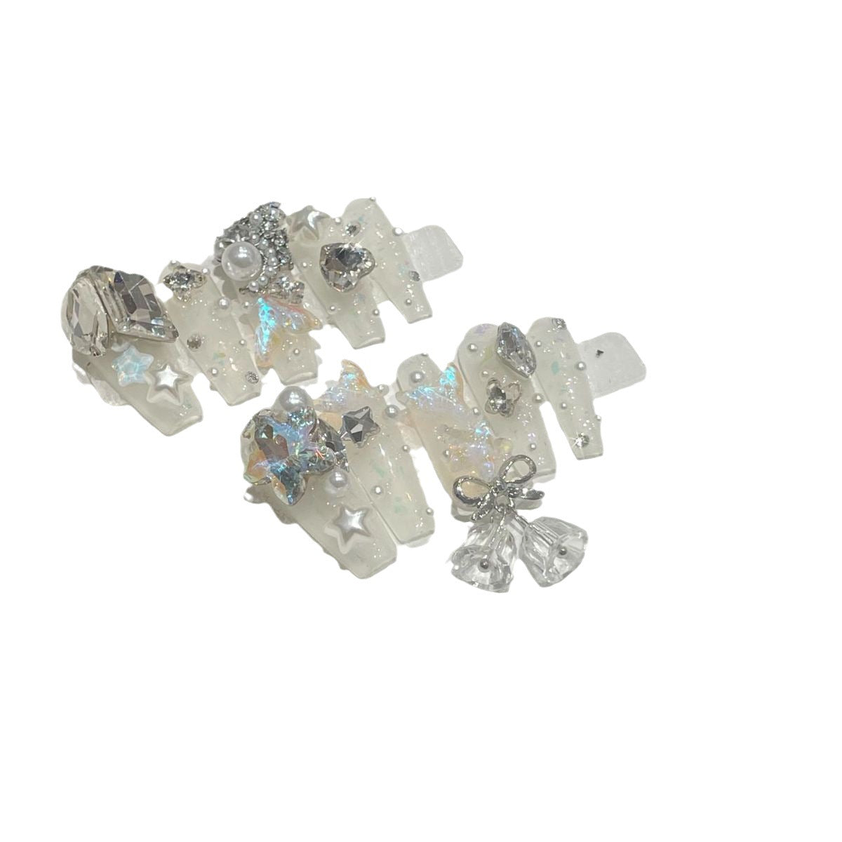 H289 love At The Dolphin Bay HANDMADE NAIL