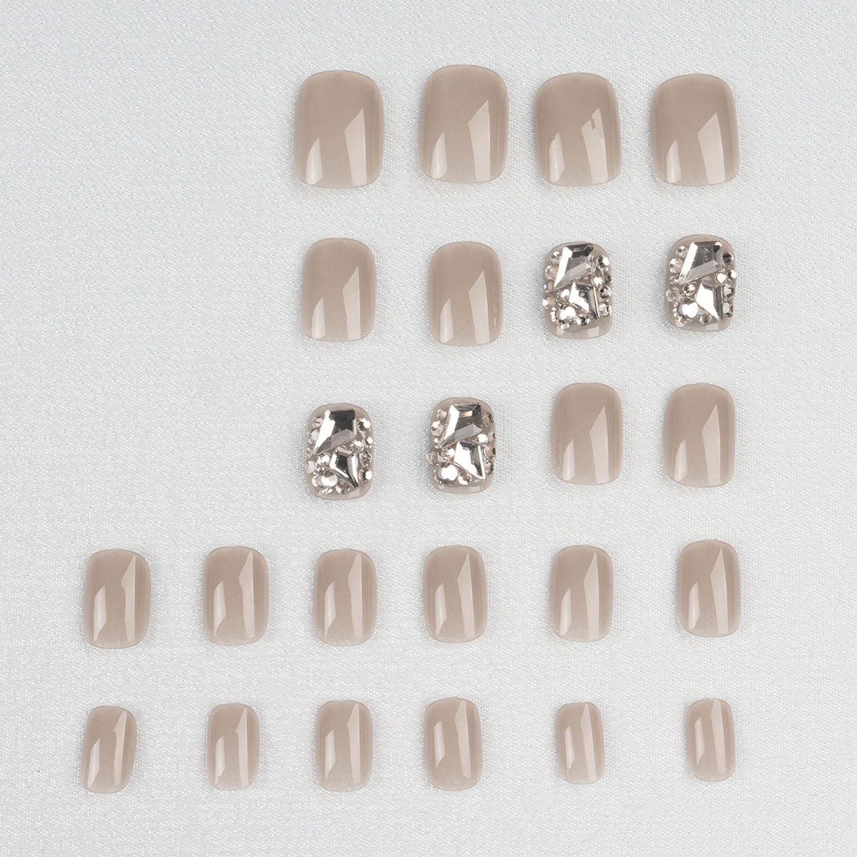 S54 Ice Beauty Aurora Diamond SHORT NAIL