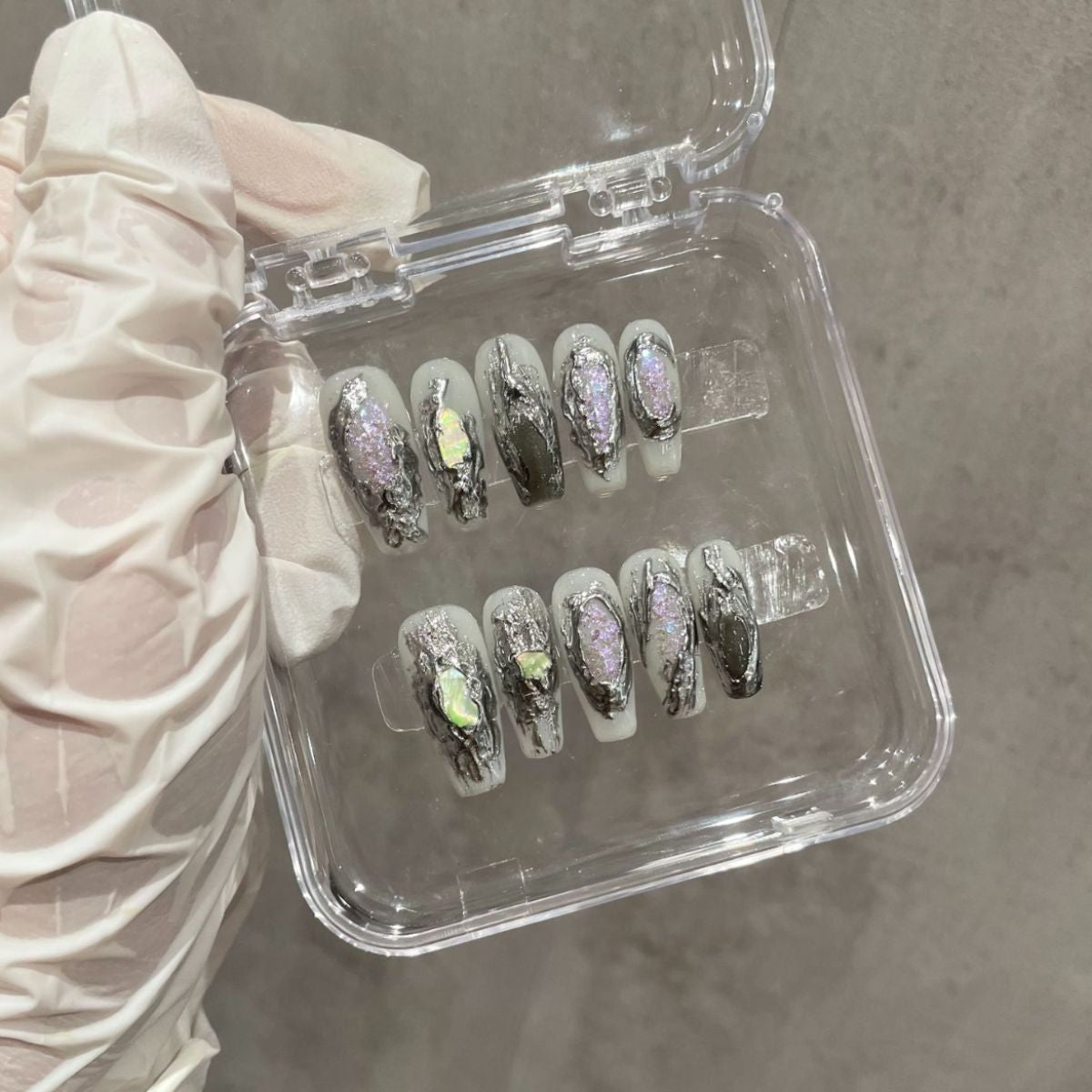 H298 Green Magic Hot selling HANDMADE NAIL