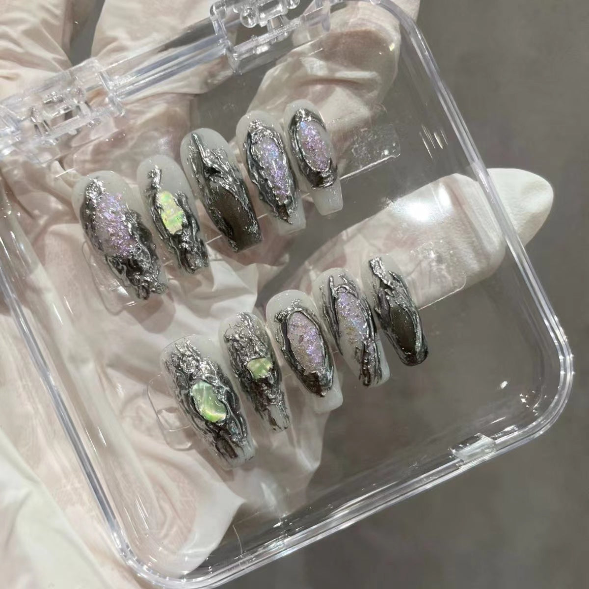 H298 Green Magic Hot selling HANDMADE NAIL