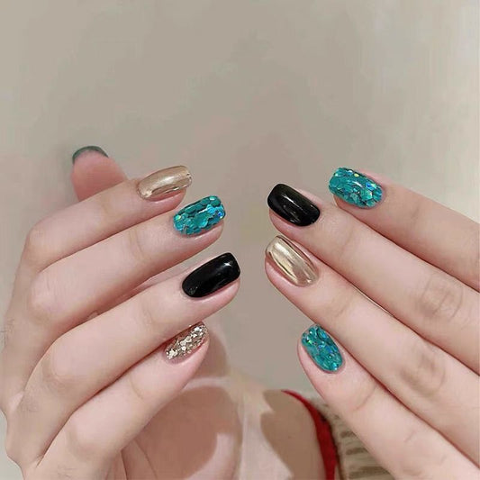 H360 Melbourne's Tears Ice Blue HANDMADE NAIL