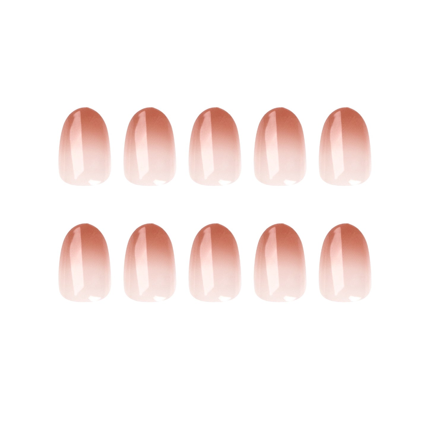 F57 Crimson Gradient Baby Pink SHORT NAIL