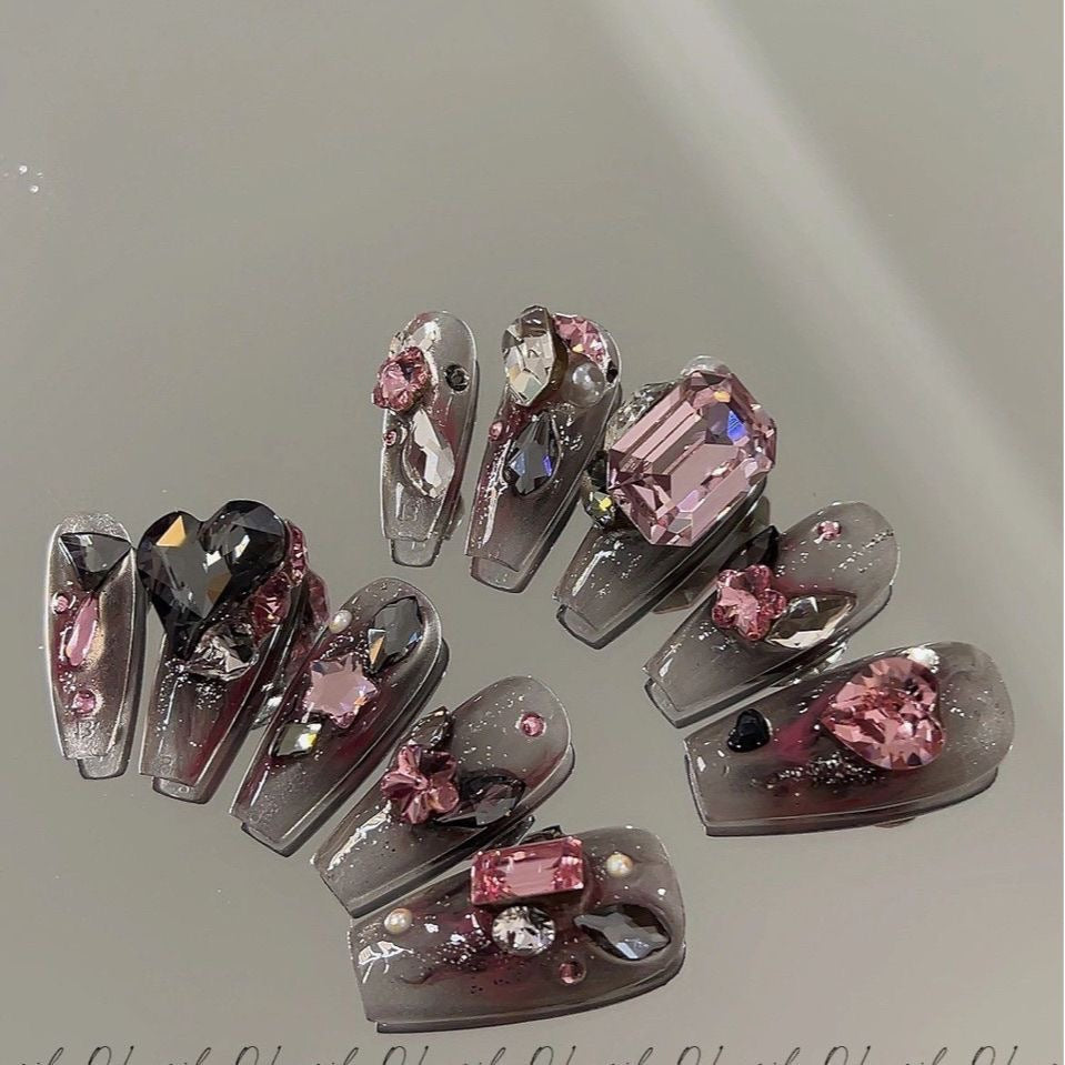 H168 Summer Beach The Daughter of the Sea HANDMADE NAIL