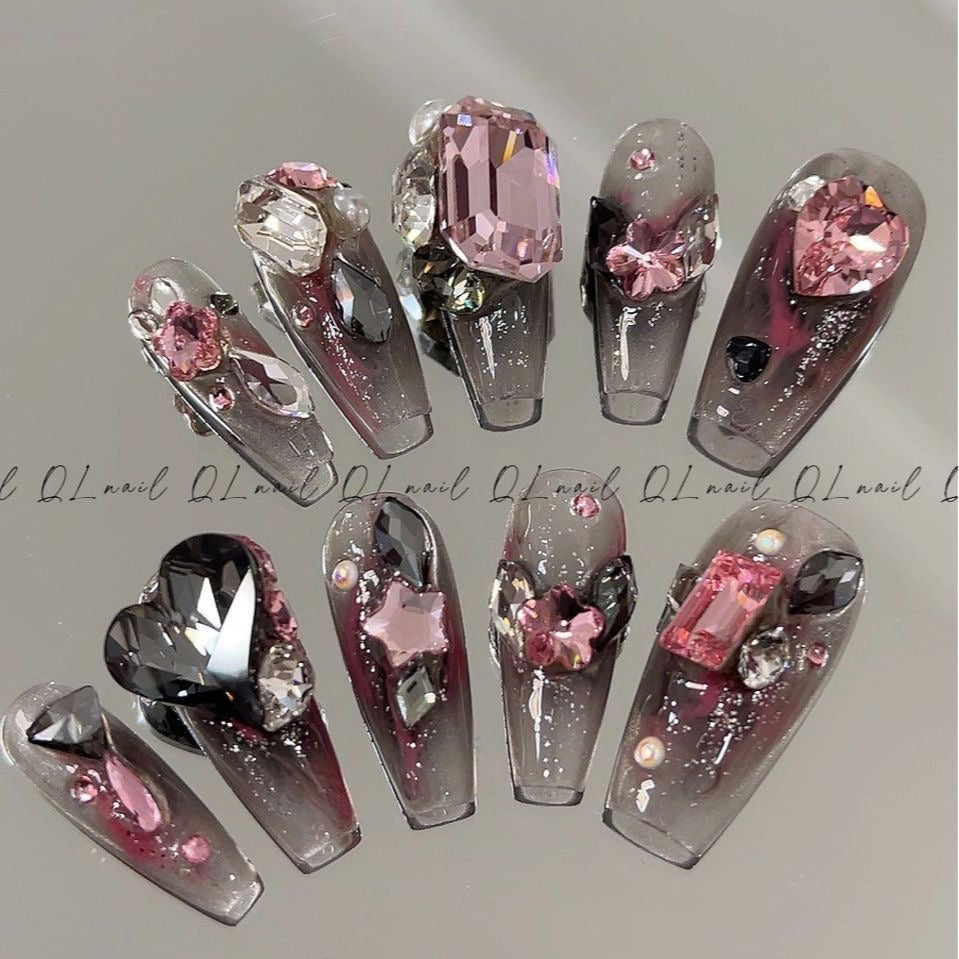 H168 Summer Beach The Daughter of the Sea HANDMADE NAIL