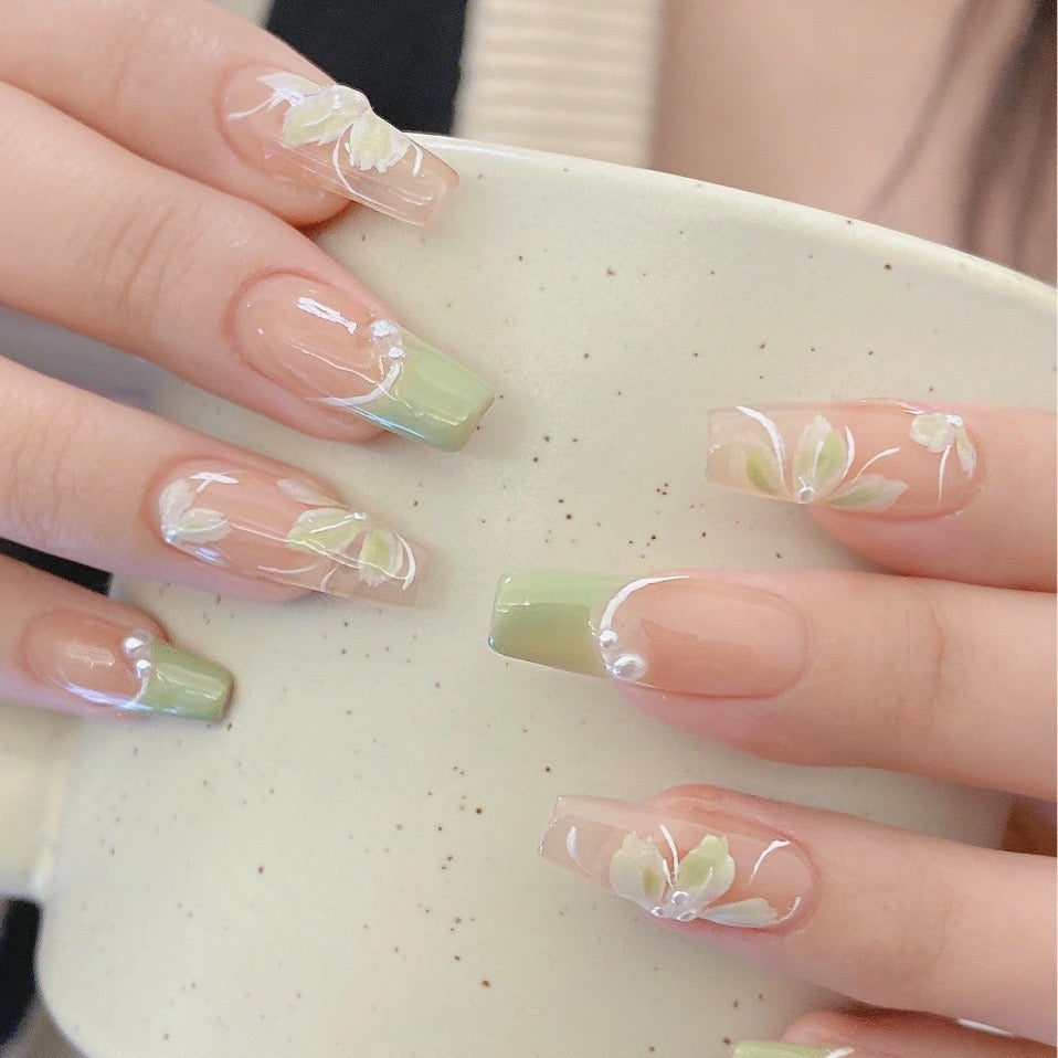 H228 The Twelve Constellations Series - Pisces HANDMADE NAIL