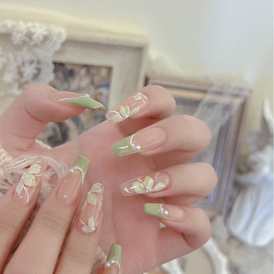 H228 The Twelve Constellations Series - Pisces HANDMADE NAIL