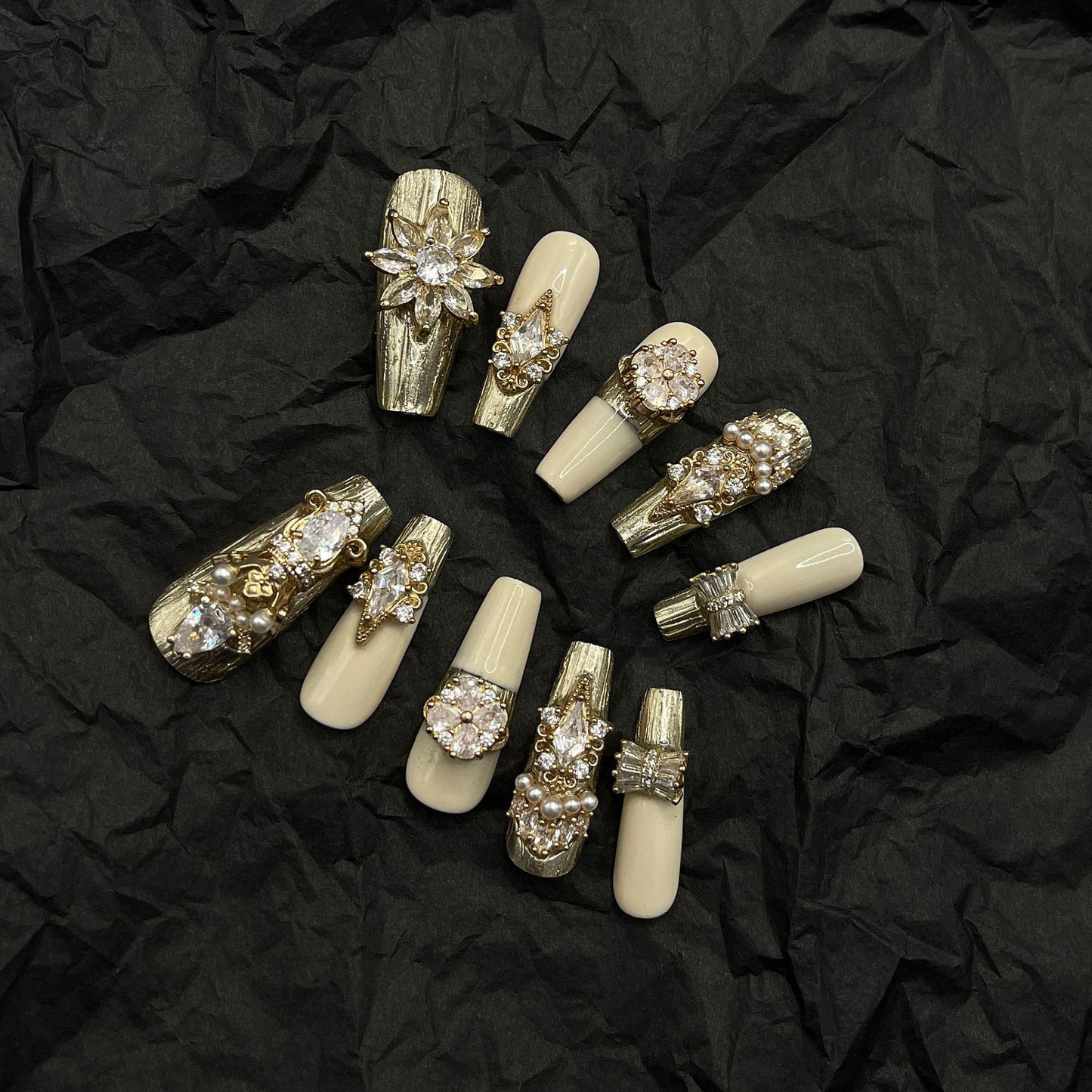 S1  Merry Christmas HANDMADE NAIL