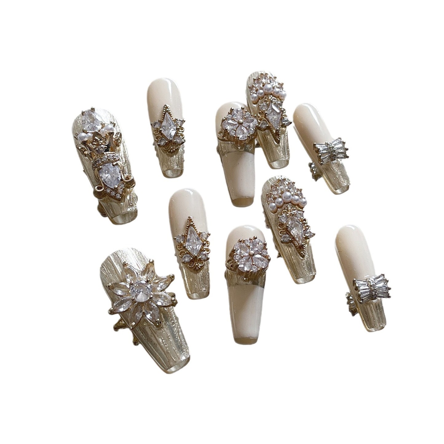 S1  Merry Christmas HANDMADE NAIL