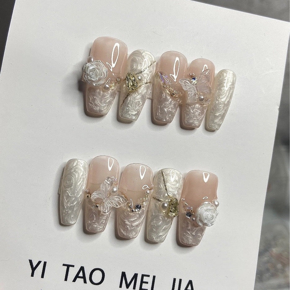 H395 Bloody Revenge HANDMADE NAIL