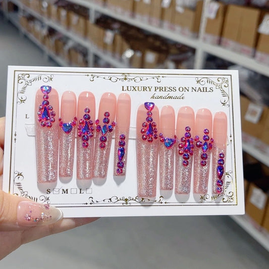 L169 Water droplet LIARIC HANDMADE NAIL