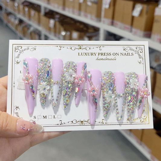 M083 Twelve constellations Mercury Gemini HANDMADE NAIL