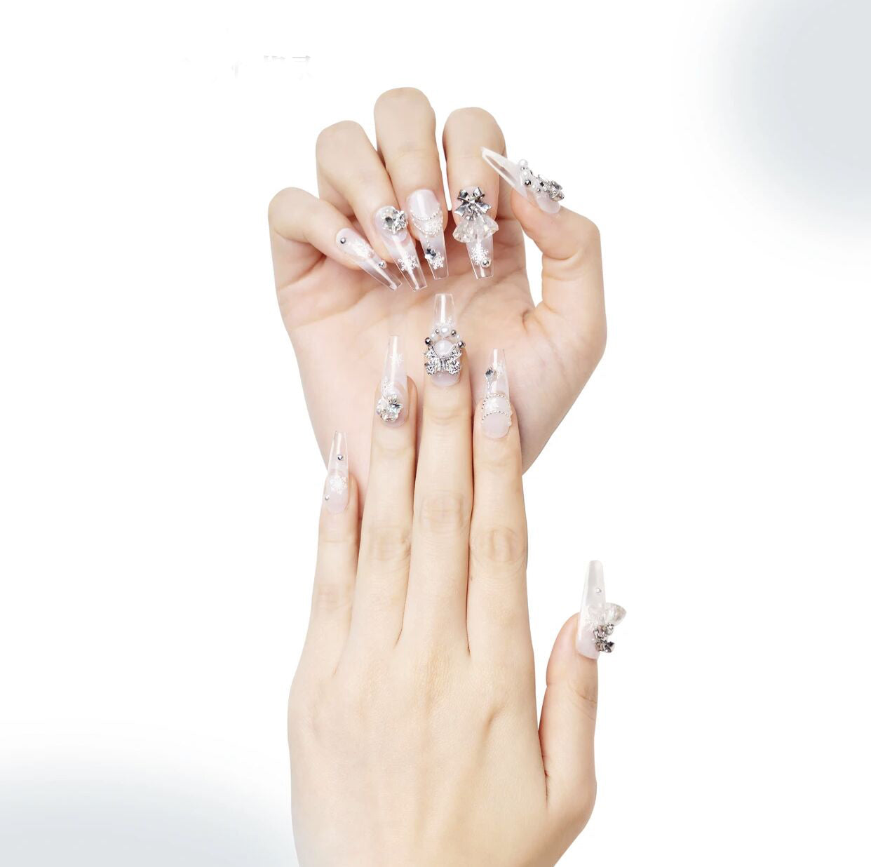 S5 Prayer Knot Bell Wreath Merry Christmas HANDMADE NAIL