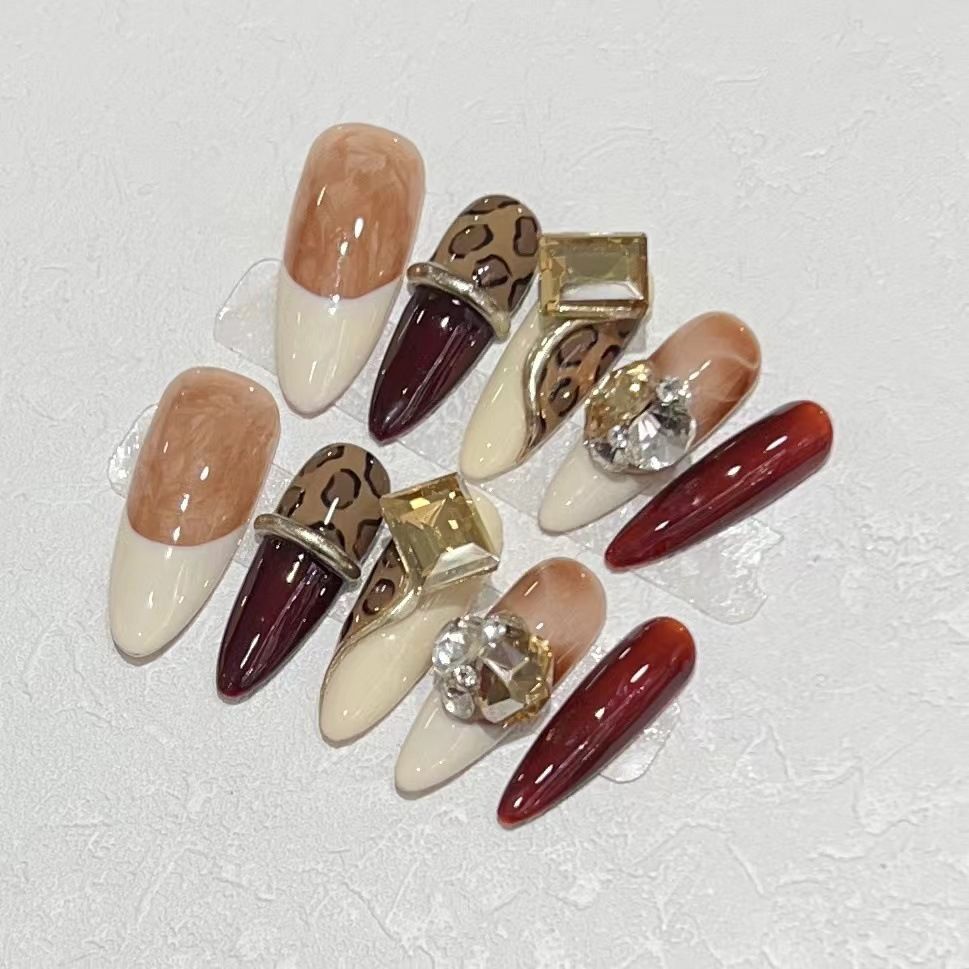 H369 Songstress Snake Pattern HANDMADE NAIL