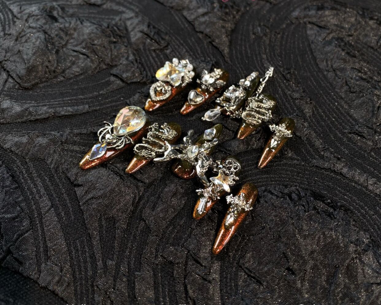 H337 Metal Heavy Industries' Eastern Dragon HANDMADE NAIL