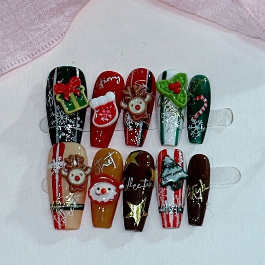 Christmas handmade nail CM2
