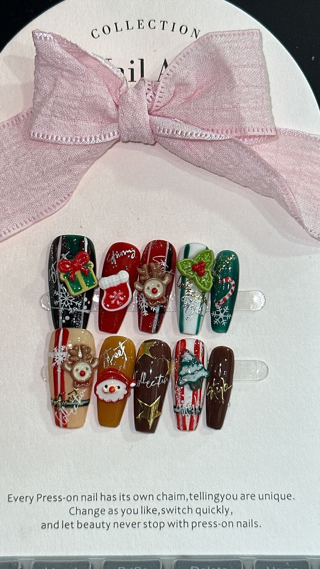 Christmas handmade nail CM2
