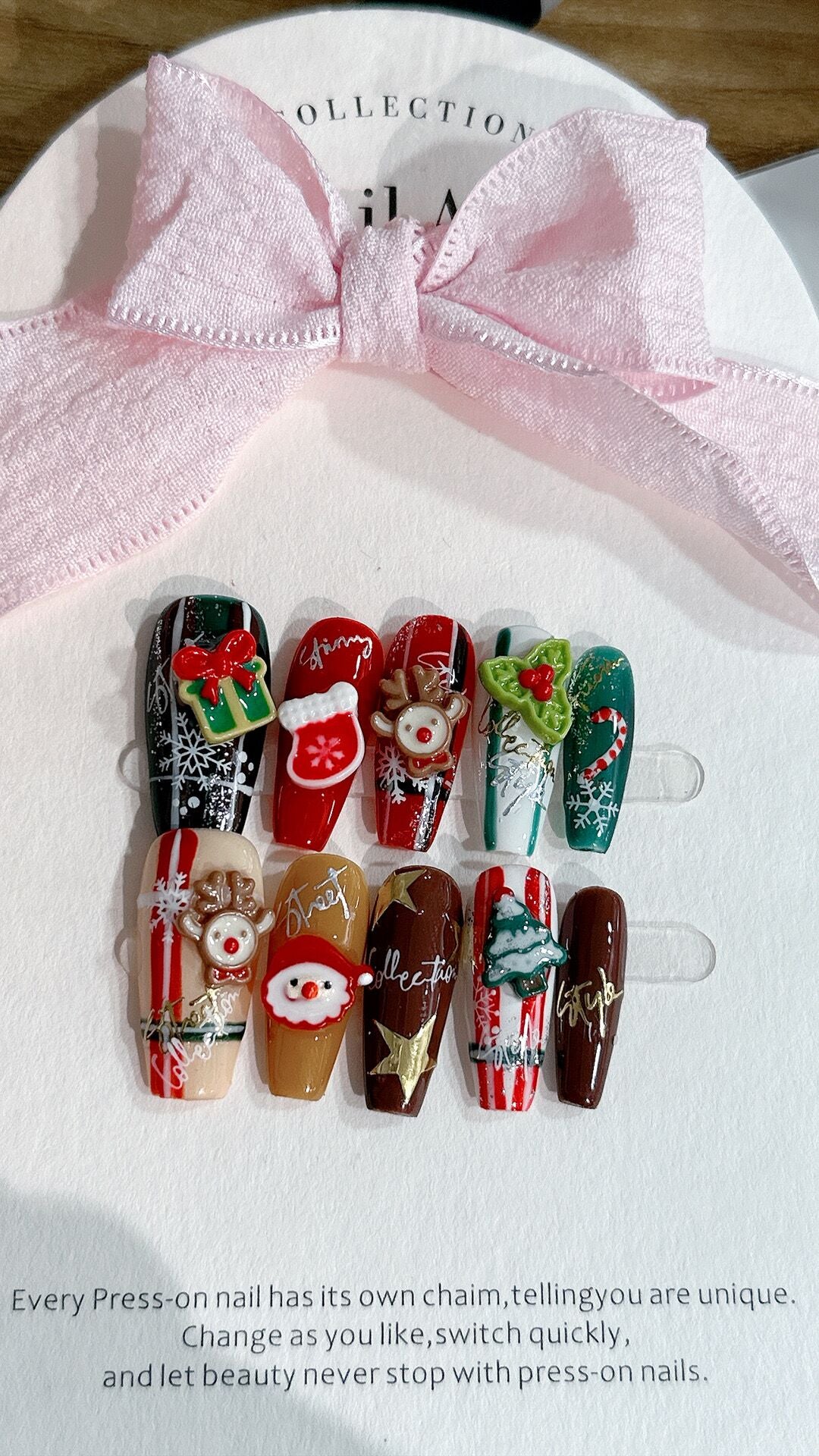 Christmas handmade nail CM2