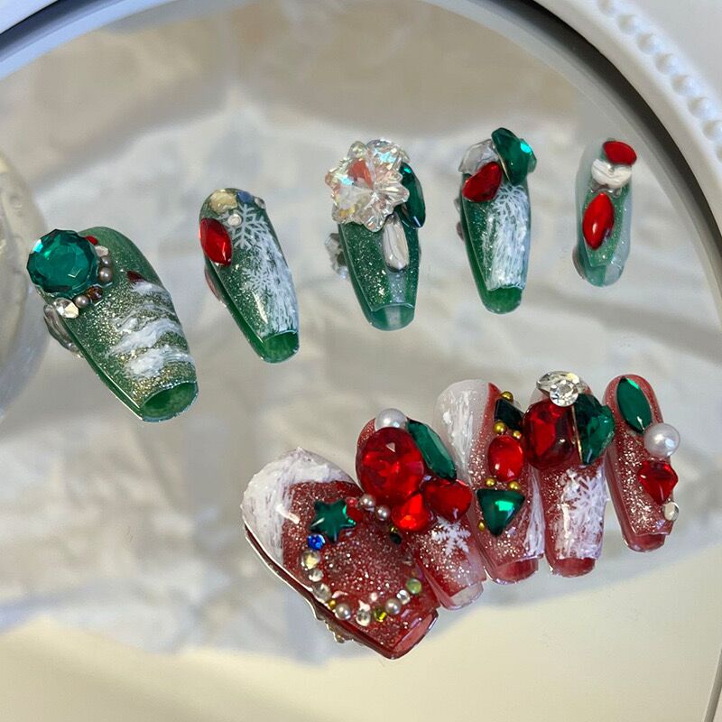 Christmas handmade nail CM1