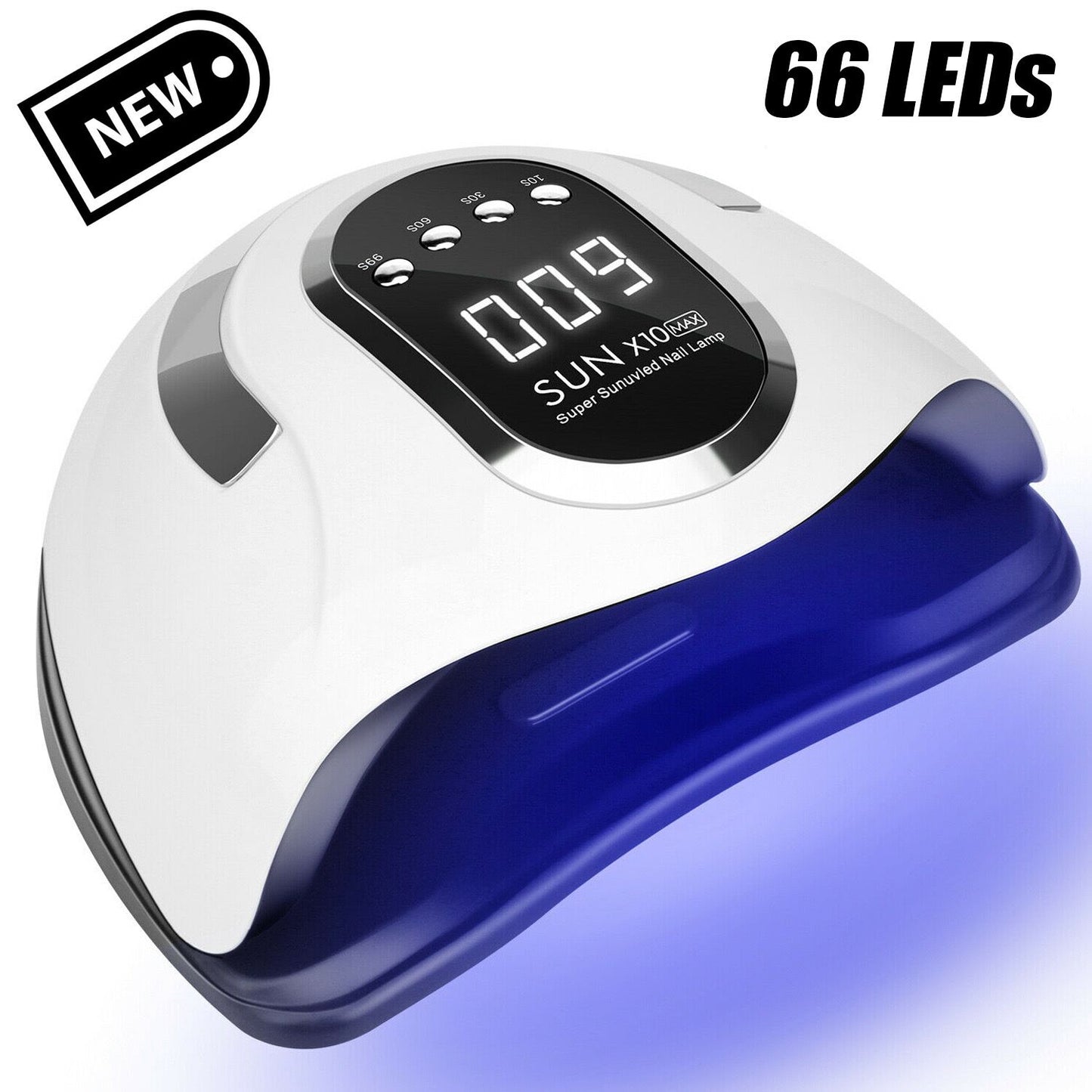 LKE UV Nail Lamp, Dryer 280W Light for Nails with 4 Timers LED Lamp Gel Polish Kit Professional Art Tools Automatic Sensor