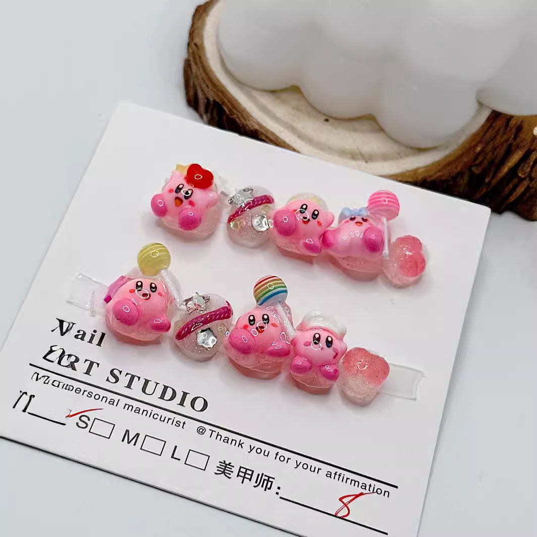 H103 KIR.BY with lollipop HANDMADE NAIL