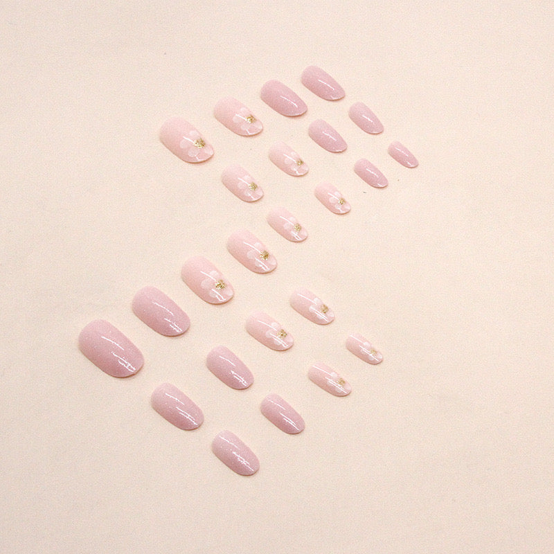 S37 NUDE PINK JASMINE SHORT NAIL