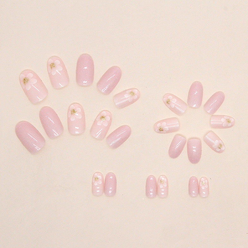 S37 NUDE PINK JASMINE SHORT NAIL