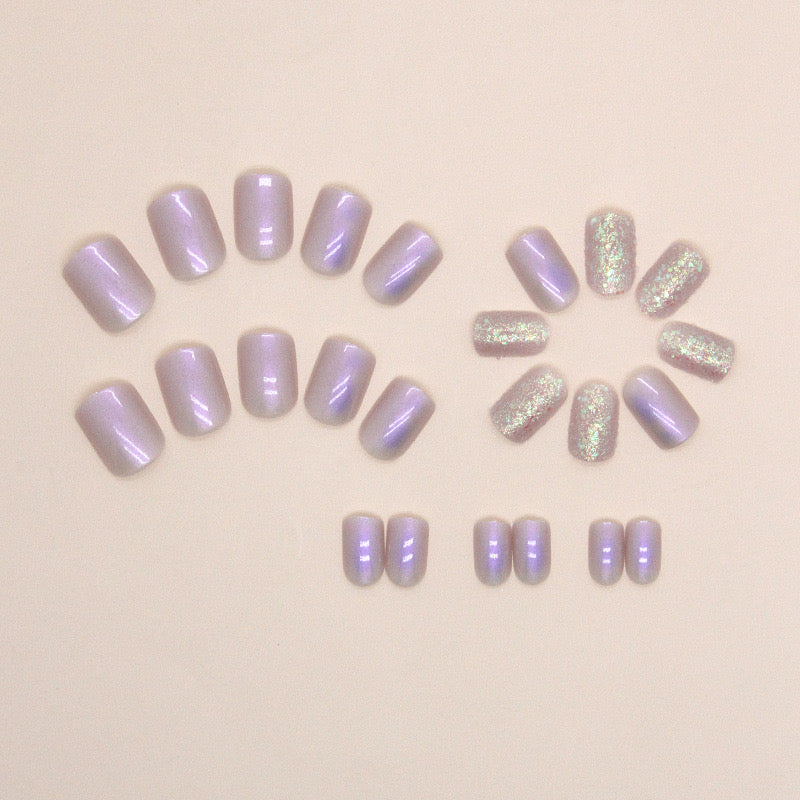 S39 AURORA GLITTER SHORT NAIL