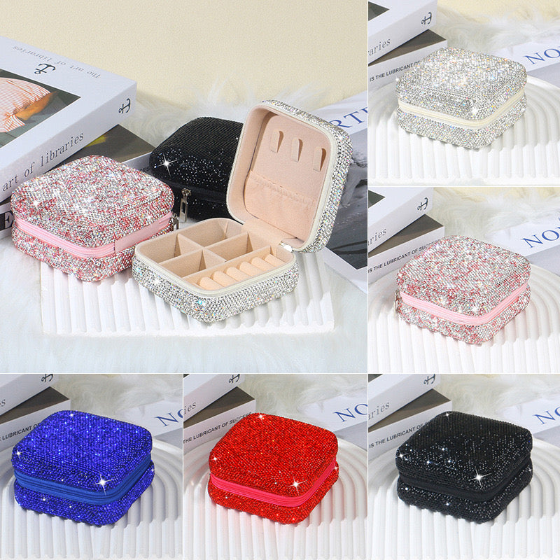FULL DIAMOND BLING JEWERIES HOLDER BOX