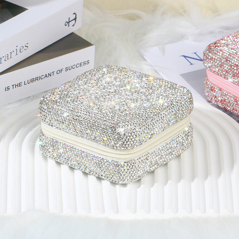 FULL DIAMOND BLING JEWERIES HOLDER BOX