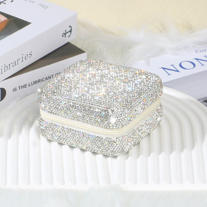 FULL DIAMOND BLING JEWERIES HOLDER BOX