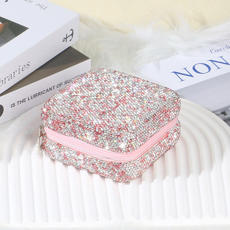 FULL DIAMOND BLING JEWERIES HOLDER BOX