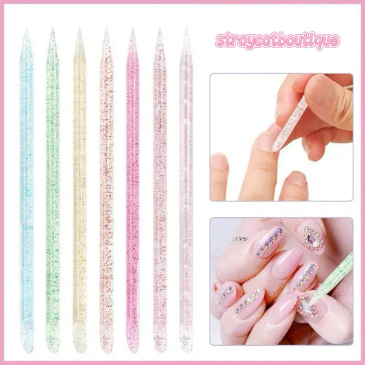 Crystal Manicure Sticks (Random Color)