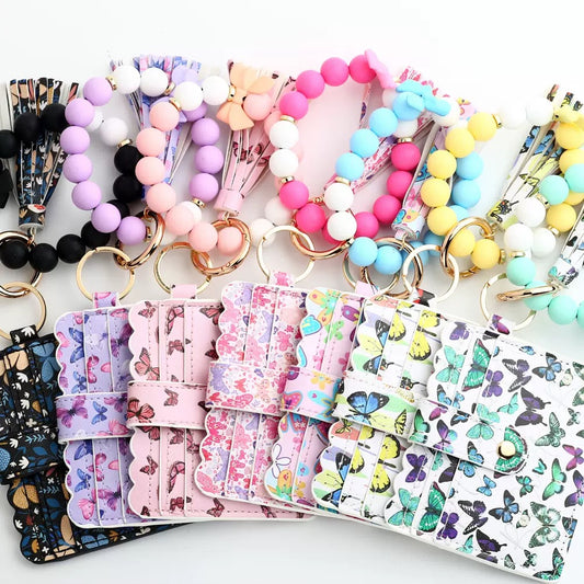 Colorful Butterfly Card Holder