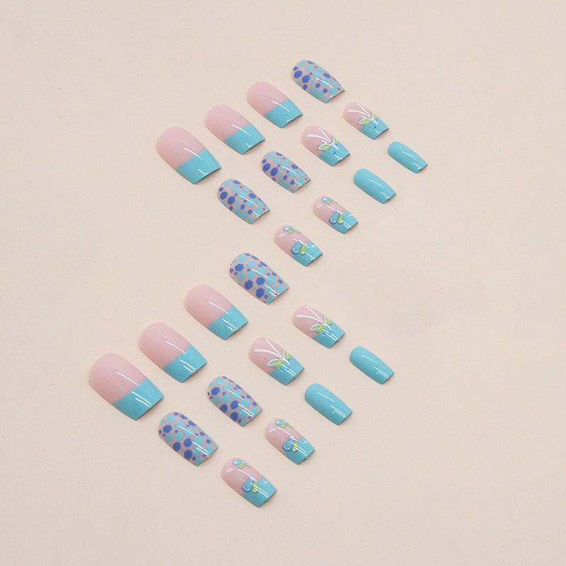 S21 LAKE GREEN GLACIER BUTTERFLY SHORT NAIL