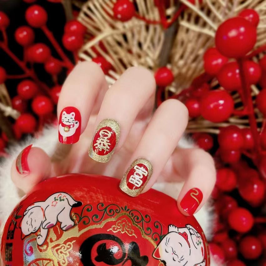 K23 Chinese New Year Lion Dance SHORT NAIL