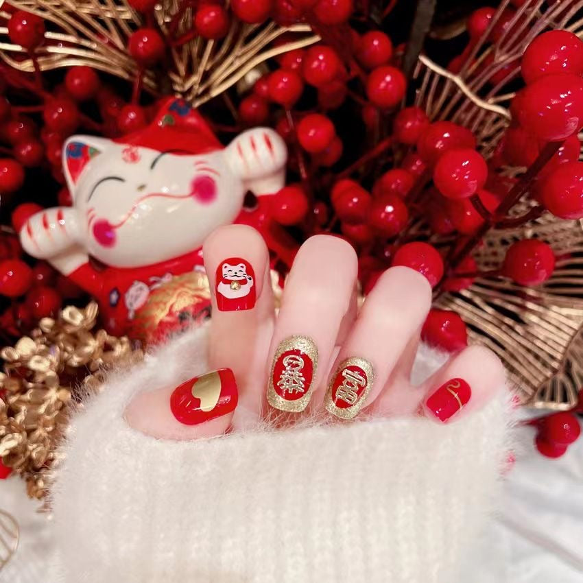 K23 Chinese New Year Lion Dance SHORT NAIL