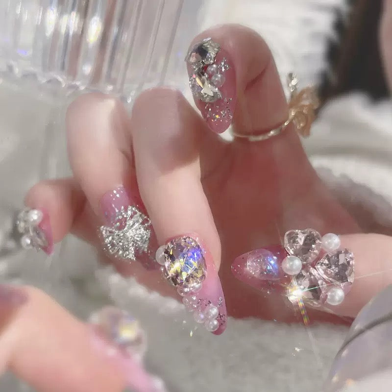 FD1 Lilac Purple Harebell MEDIUM NAIL