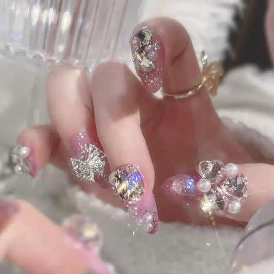 FD1 Lilac Purple Harebell MEDIUM NAIL