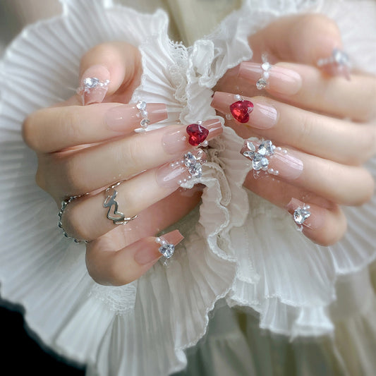 F34 Nude Kind and loving bride MEDIUM NAIL