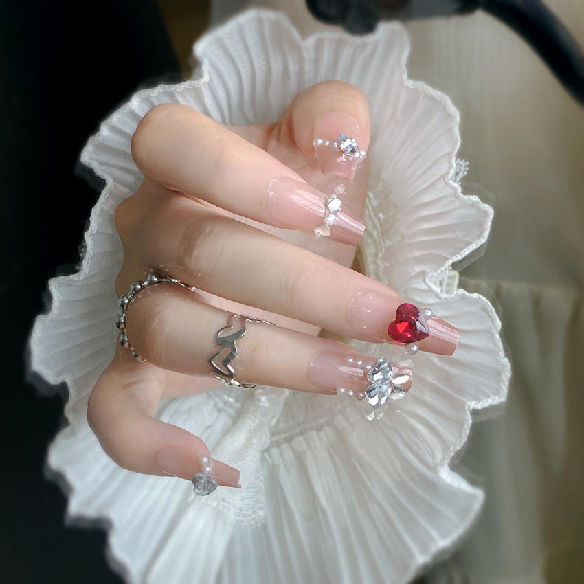 F34 Nude Kind and loving bride MEDIUM NAIL