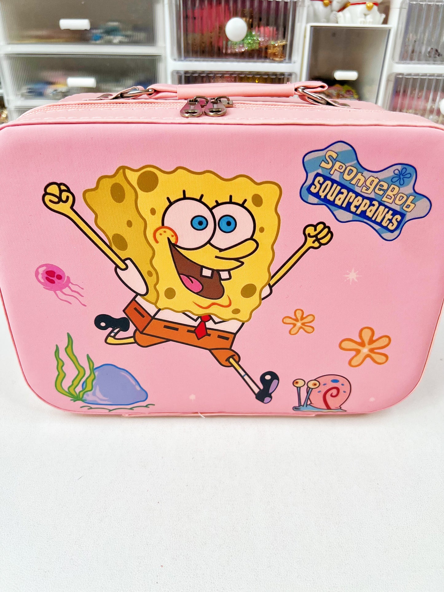 Double-Sided Sponge.Bob Pattern Mystery Gift Box