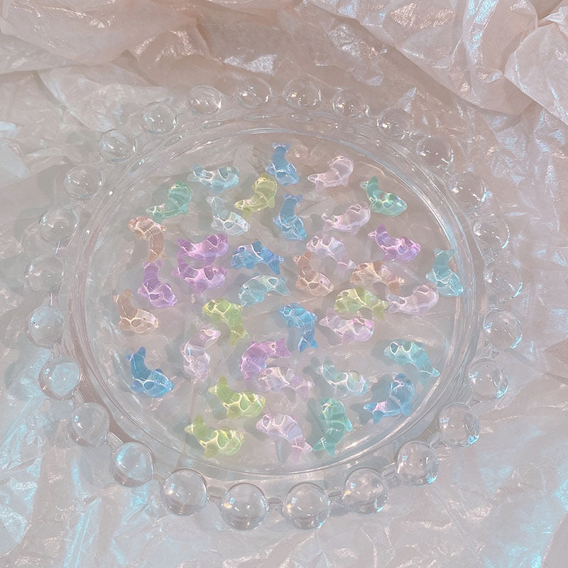D51 Ice transparent aurora dolphin Mix