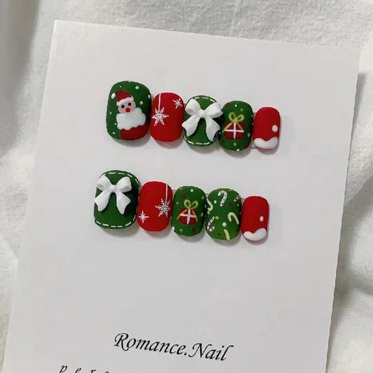 Christmas handmade nail CS1